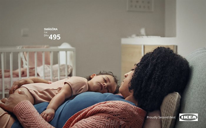 کمپین برنده جایزه IKEA با عنوان “Proudly Second Best”