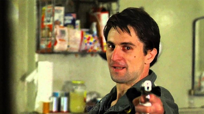 تصویری از صحنه معروف فیلم Taxi Driver